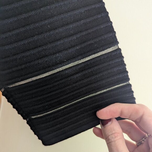 Eliza J Black Dress with 3/4 sleeve Size Large - Picture 9 of 13